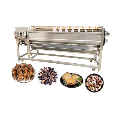 Industrial Potato Onion Apple Ozone and Ultrasound Cleaning Bubble Washing Machine Vegetable and Fruits Cleaner Washing Machine