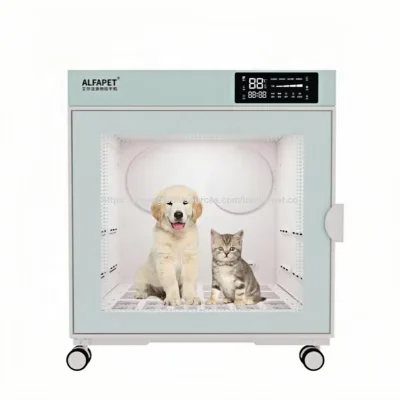 UAMILEPET Dog Dryer Box, Pet Dryer Box Smart Temperature Control Pet Hair Dryer and 360 Drying Ultra Quiet Dog Dryer Box for Dog