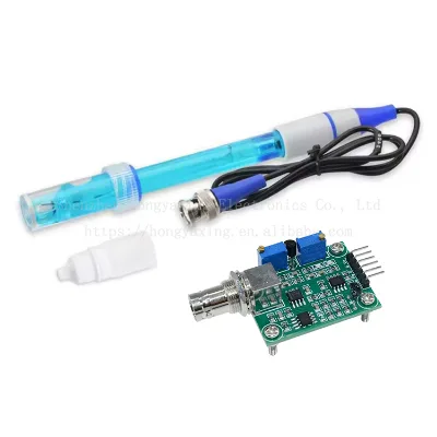 PH value test collection pH sensor monitoring module 0-14 rechargeable electrode probe