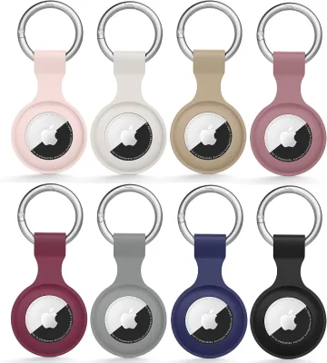 Hot Sale Silicone Case for Airtags With Keychain, Apple Airtag Tracker Case, Air Tag Key Ring Holder for Anti-Lost Locator
