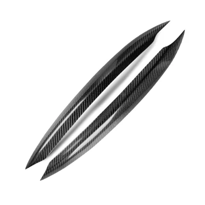 Real Carbon Fiber Front Headlight Lamp Eyebrow Eye Lid Trim Cover for Volkswagon VW Golf 7 Mk7