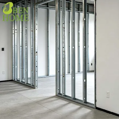 BENHOME Durable Modern Square Light Grey Metal Frame for Hotel Drywall and Ceiling Systems with Over 5-Year Warranty