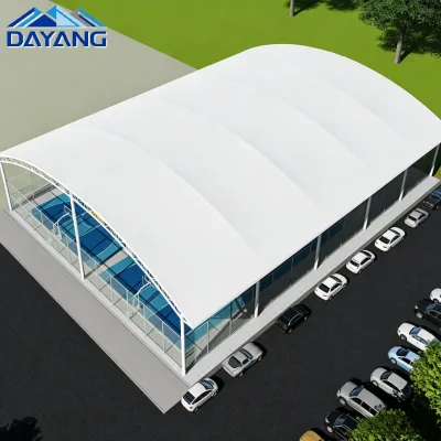 Factory Direct Pickleball Court Weather Canopy UV Resistant Waterproof Membrane School Campus
