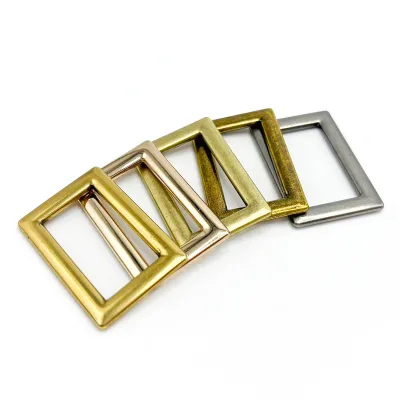 27mm Popular Zinc Alloy Metal Square Ring High Quality Zinc Alloy Square Adjuster Buckle Fashion Rectangle Ring for Handbag