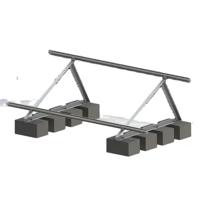Solar Mounting System Aluminum Tripod for Flat Concrete Roof Ballast Mount