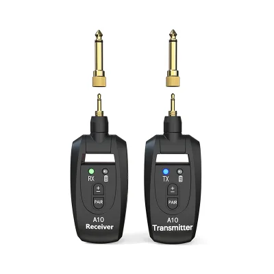 Wireless Guitar Hassle-Free Electric Guitar Performance with Wireless Transmitter and Receiver for Uninterrupted Sound