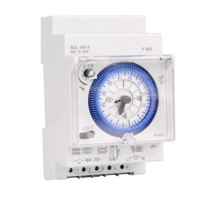 SUL181d Din Rail Installation 15 Minute Interval Quartz 24hours Mechanical Timer Control Switch