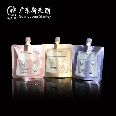 Stanley Lotion Cream Packaging Spout Bag 30ml Spout Pouch Cosmetic Sample Plastic Bags Manufacturers Custom