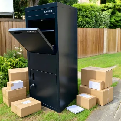 Wholesale Custom OEM Easy Installation Weatherproof Metal Parcel Receiving Box Parcel Drop Box