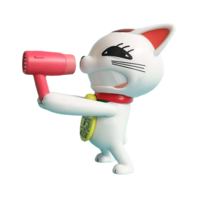 Cute 9cm Dandadan Anime PVC Action Figure Cartoon Fat Cat Toy for Car Desk Decoration New and Original