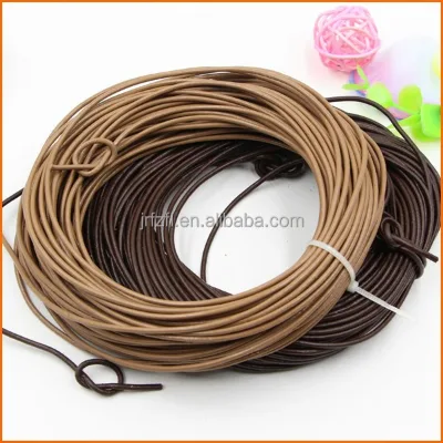 Braided Flat Leather Cord Wholesale