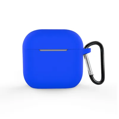 Custom Logo Shock-Absorbing Soft Silicone Earphone Case With Keychain for Airpods 4 Generation 2024