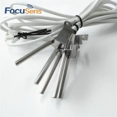 Custom Flange Temperature Sensor PT100 RTD Stainless Steel Housing for Oven and Kitchen Appliance