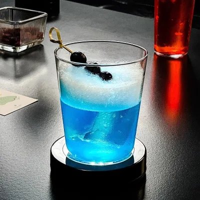High-Appearance Level Chinese Style Cocktail Glass Light Thin Wide-Mouth Wine Party Sustainable Hand Blown 201-300ml Cold Brew