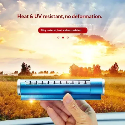 Creative Four-in-One Metal Roller Number Temporary Parking Sign Aromatherapy Hammer Window Breaker Mobile Phone Bracket Car