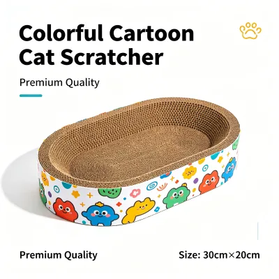 Modern Foldable Paper Cat Tree with Eco-Friendly Anti-Slip Base Adjustable Height Interactive Toy Catnip Hidden for Indoor Cats