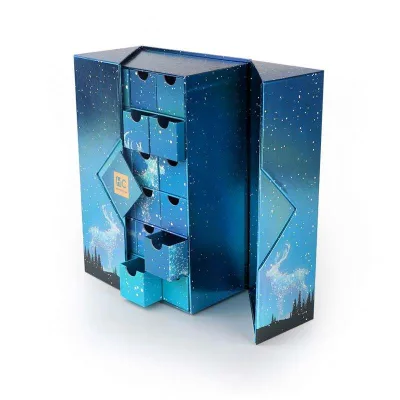 Custom Ramadan Eid Calendar Countdown Calendar Gift Paper Box Activities with Ramadan Islam Mosque Decor
