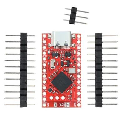 NRF52840 Development Board Compatible With Nice!Nano V2.0 blvetooth Split keyboard Pro Micro Red Board