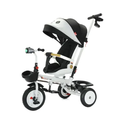 Best-Selling Wholesale Folding Pedicabs for Children for 6-Month 6-Year-Olds Music-Enhanced Baby Bicycles Tricycles for Sitting