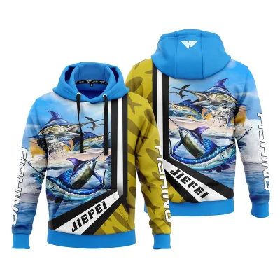 Trusted by Fishing Enthusiasts Worldwide 100% Polyester Hooded Fishing Shirt Wrinkle-Free and Easy to Care Plus Size