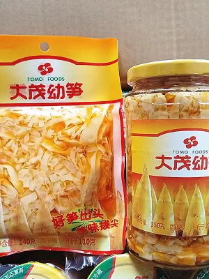 350g Bottle Fujian Damao Tender Bamboo Shoots Sprout Oil-Braised Ready-to-Eat Perfect Side Dish Meals Congee Rice
