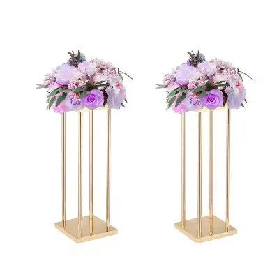Iron Flower Stand Wedding Flowers Decorations Stand Acrylic Flower Stands for Weddings