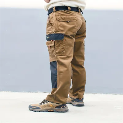 Wear-Resistant Outdoor Work Long Pants for Women Multi-Pocket Cargo Pants Cargo Pants Men