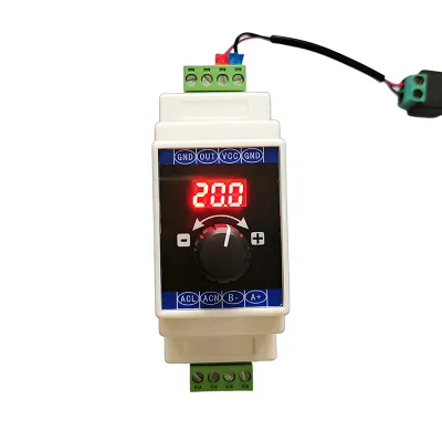 Adjustable 0-20mA 4-20mA Signal Generator 0.25% Accuracy DIN Rail 0-22mA Source Simulator Controller LED Display 24V Power