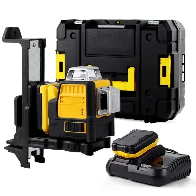 Lazer Level Tool Sets Green Beam Laser Cross 16 Line Self Leveling 3d Auto Rotary Construction Lazer Level