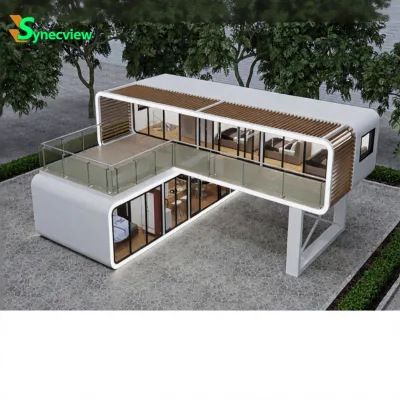 High Quality Wholesale Custom Modern Portable Vessel Capsule House apple Cabin with Kitchen Prefab Container House 40ft for Sale