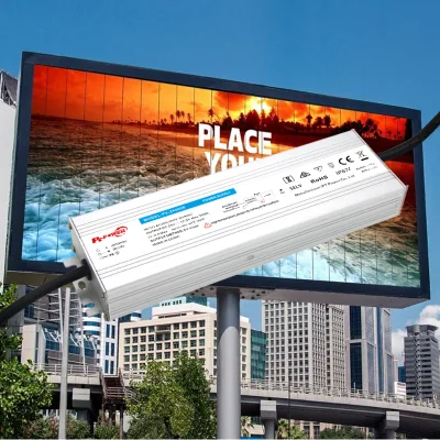 CE/CB/RoHS/SAA100W 150W 200W 300W 400W IP67 Waterproof High Efficiency LED Driver 200-240V AC-DC 12V 24V LED Strip Driver CV