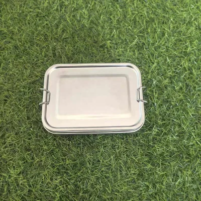 Stainless Steel Lunch Box 850ml with Free Sealing, Leak-Proof Food Containers, Metal Lunchbox for Travel & Work