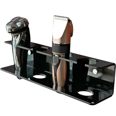 Wholesale Barbershop Hair Clippers Hairbrush Display Shelf Hairdressing Tool Wall Hanger Hair Clippers for Background Holder