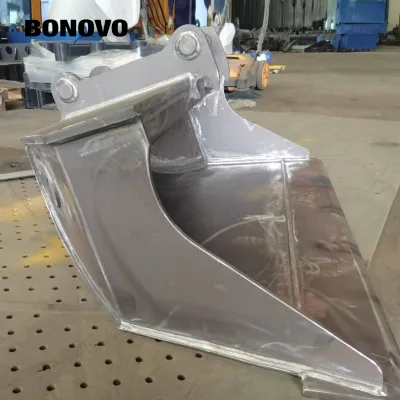 A High-efficiency S40 Wide Bucket Without Teeth for Komatsu PC 60 Excavator