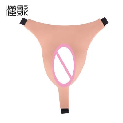 Crossdresser Panties Camel Toe Men Hiding Gaff Silicone G-string T-back Thong for Drag Queen