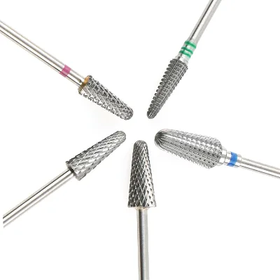 High Quality Factory Custom Rotary Manicure Safe Volcano Cuticle Purple Nail Drill Bit
