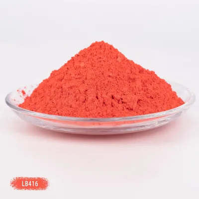 LB416 Scarlet Pearlescent Pigment Powder for Multiple Applications