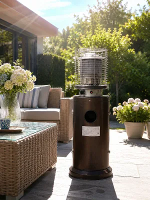 Hot Sell Popular Outdoor Lounge Steel Patio Heater Propane/LPG/Butane 9000W Camping & Party Use