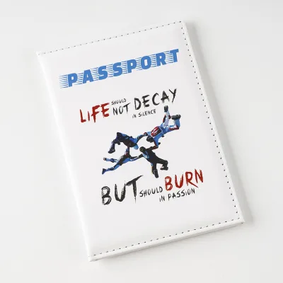 Pu Leather Passport Cover Card Holder Travel Passport Cover Sleeve Slim Passport Holder