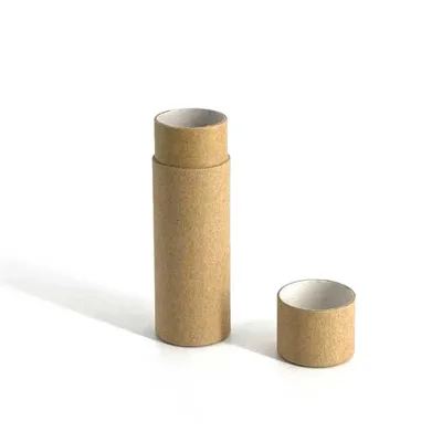 Deodorant Packaging Push up Bottom Paper Tube With PE Lamination Inside Wax Lining Waterproof Accept Customize Logo Offset Print