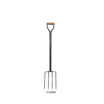 Highly Durable Carbon Garden Hardwood Farm Hand Fork Durable Garden and Farm Hand Fork