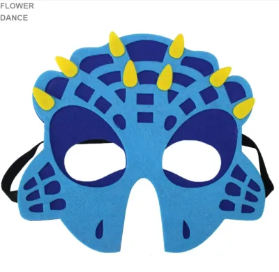 Felt Dragon-Masks for Kids-Boys Girls Dinosaur Dress up Birthday Party