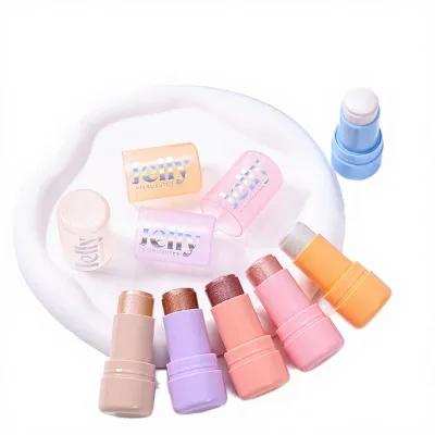 Vegan High Quality Mineral Moisturizing Jelly Highlighter Multi-color Eye Shadow Stick Face Waterproof Makeup