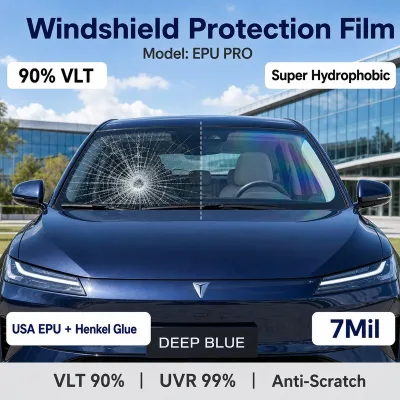 TOPSEE Brand New Car Windshield Film 7mil EPU Blast-Proof New Release 2027  Impact Resistant Wholesale Factory