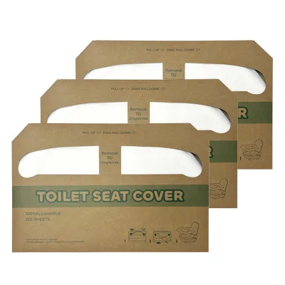 Manufacturer Wholesale 250 Sheets Flushable Disposable Toilet Seat Paper Seat Toilet