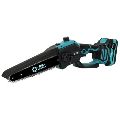 8-Inch Portable Wireless Cordless Chainsaw Brushless Lithium Battery-Powered 600W Mini Garden Wood Cutter Industrial DIY