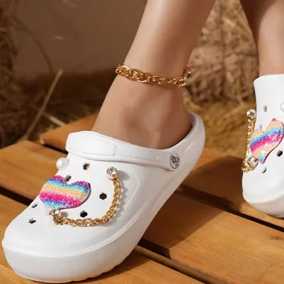 2025 New Design Unisex EVA Garden Clogs Lightweight Anti-Slip Shoes with Custom Logo & Interchangeable Shoe Charms