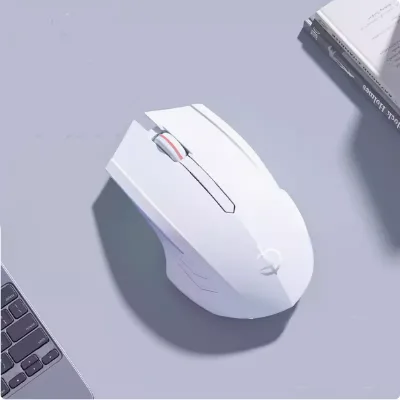 Rechargeable Bluetooth Wireless Mouse with 2.4GHz USB 2400DPI Mouse for Computer Laptop Tablet PC Mouse Game