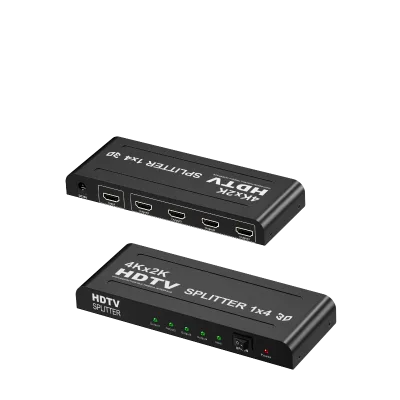 Wholesale One-to-Four HDTV Splitter 15m 4K Signal Amplification for Engineering Site Monitor System