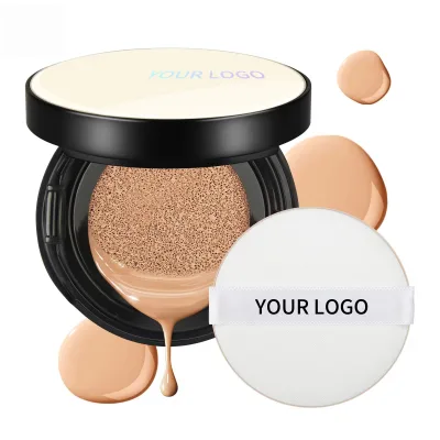 OEM Cushion Foundation Moisturizing and Long Lasting 2 Color Concealing Cushion Foundation BB & CC Cream